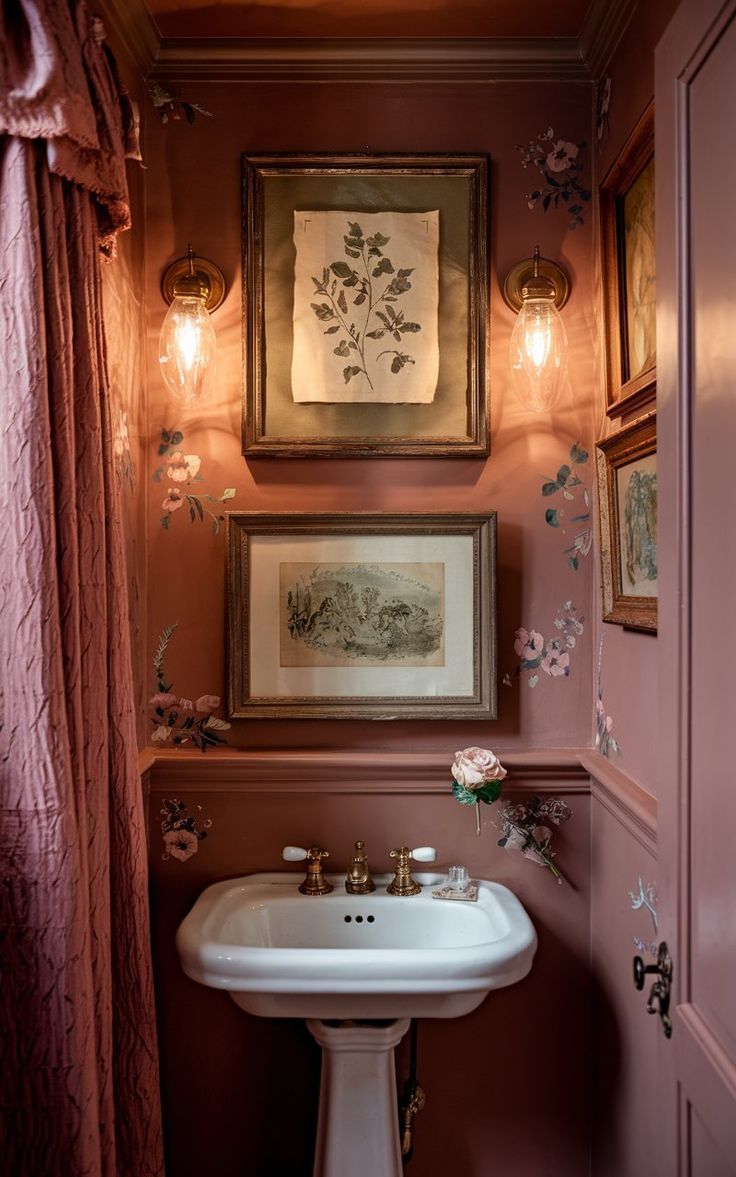 Le rose dans toutes les pièces de la maison
